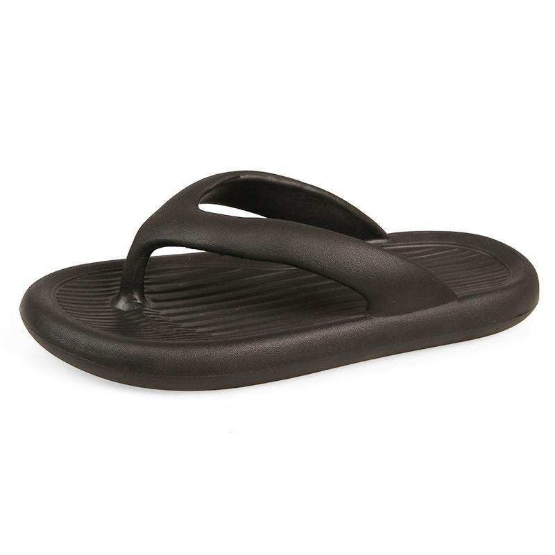 Flip-flops women's summer foot pinch thick bottom wear sandals beach couple new men's bathroom bath non-slip slippers