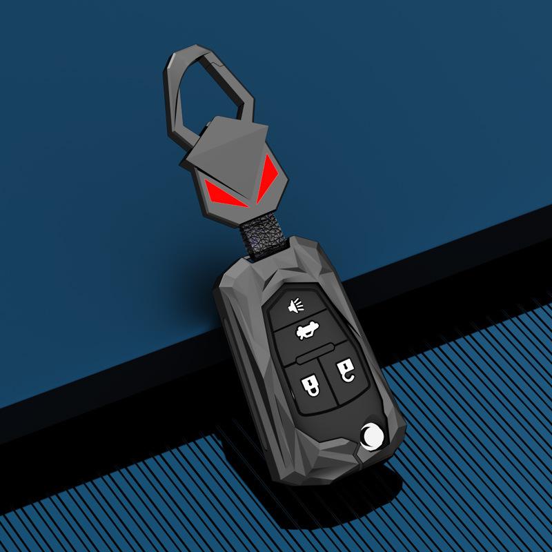 Custodia Cover Chiave Auto in Lega di Zinco Fibra Per Chevrolet Cruze Aveo Trax Sail Malibu Captiva Opel Vauxhall Astra J Corsa Insignia Mokka