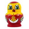 1 Set Lovely Nesting Dolls Animal Design Ten Layers Cartoon Chick Matrioska Toy for Child