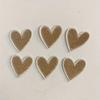 10 Stück Goldene Liebe Herz Stickerei Bügelflicken DIY Kleidung Reparatur Nähen Dekoration
