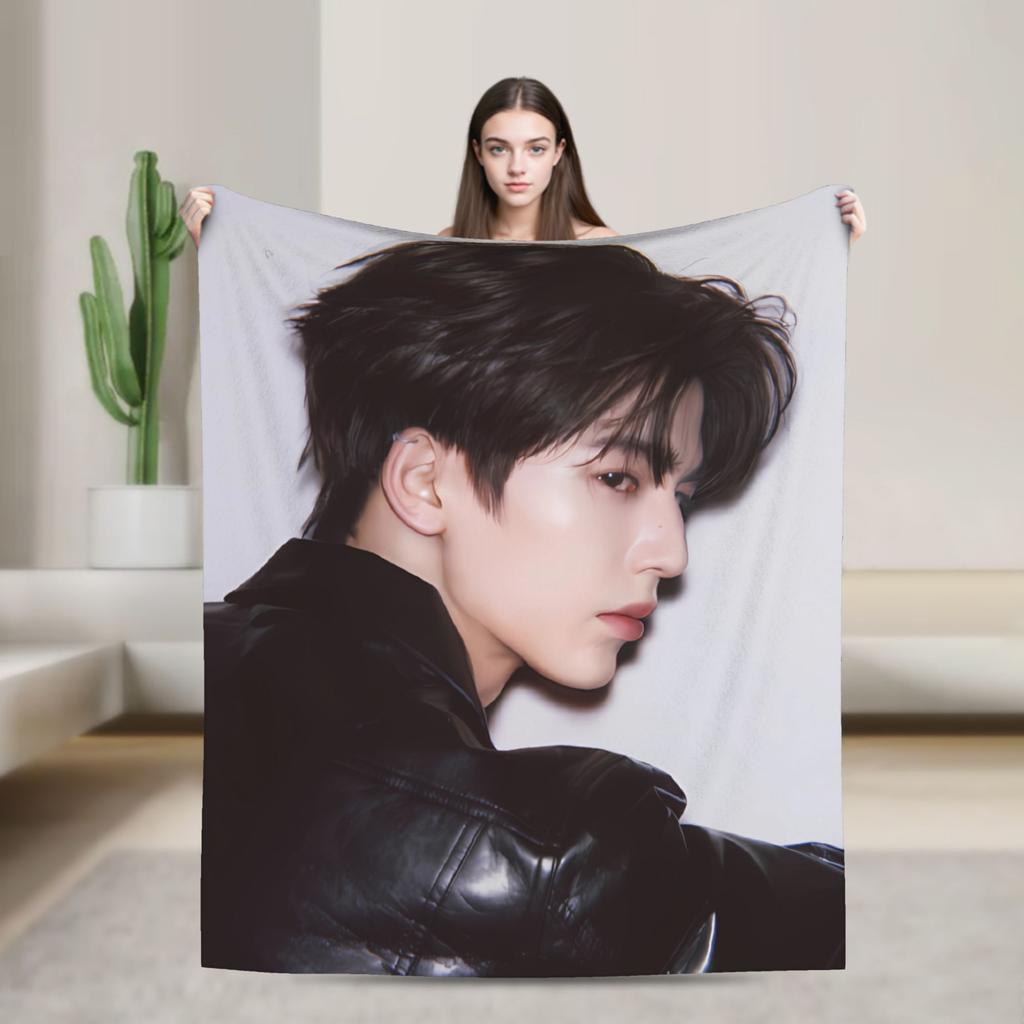 Zhang Linghe Flannel Blanket Warm Soft Throw Blanket for Couch Bed Picnic Fashion Bedspread Sofa Bed Cover