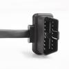 Alliteqwe Length 60CM OBD2 16 Pin with Switch Extension Cable, Flat Wire Adapter, 1