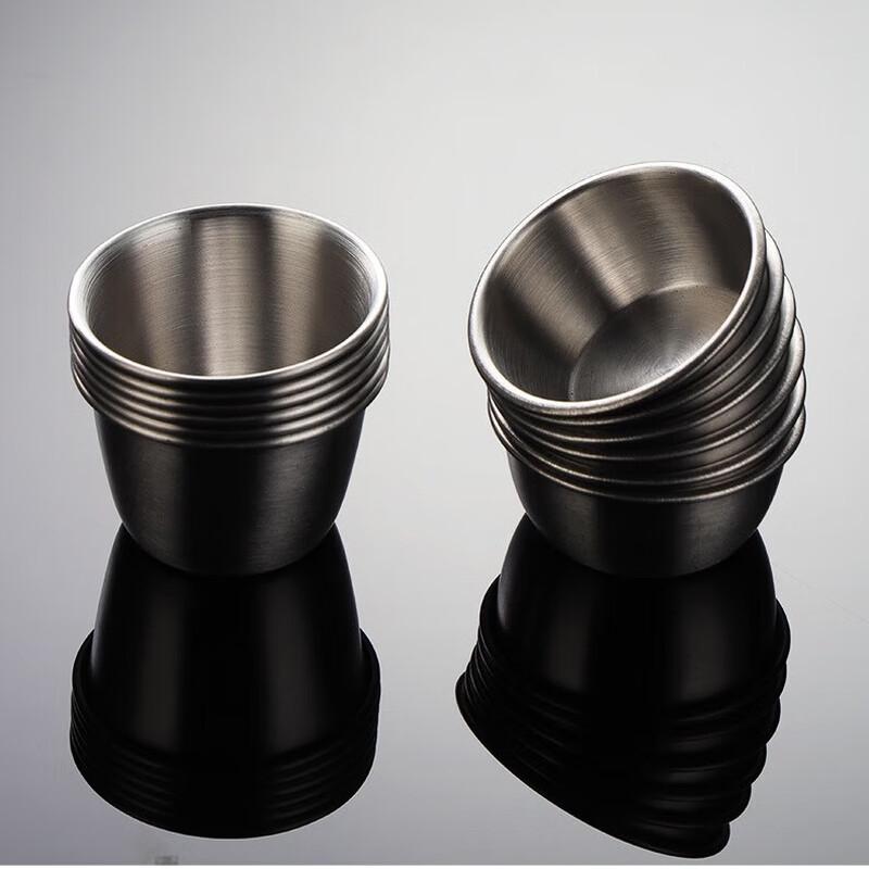ZISIZ Stainless Steel 50ML Dipping Dish Set