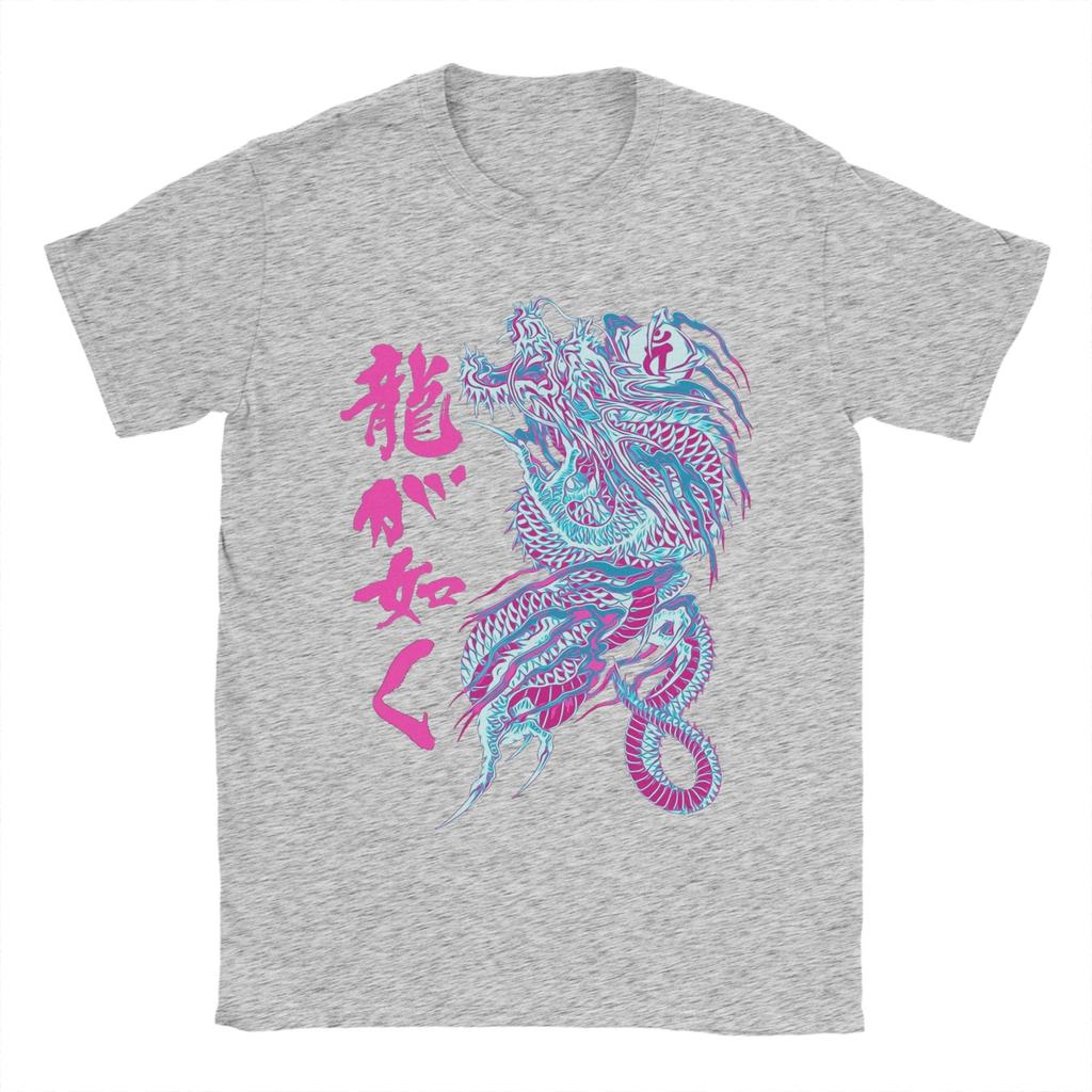 Yakuza T Shirt Mens  100 Cotton Funny TShirts Round Collar  Tee Shirt Short Sleeve Clothing Unique