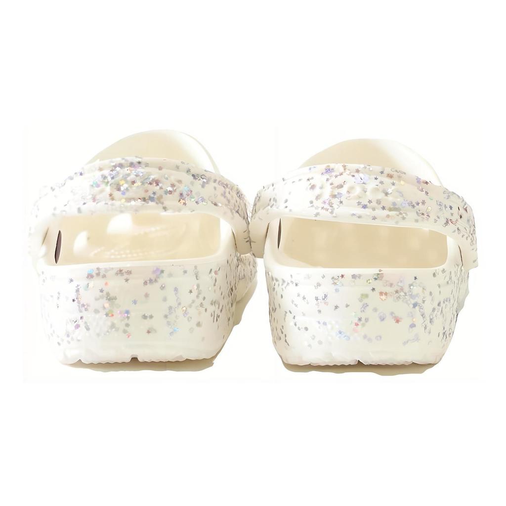 Crocs Sandalias Antideslizantes Amortiguadoras para Niños Sandalias Infantiles Blancas 208619-100