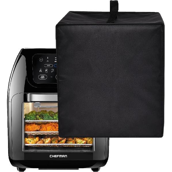 Air Fryer Cover Heavy Duty Heat-resistant Waterproof Dust Protective Case Compatible with CHEFMAN Multifunctional Digital Air Fryer 10L Family Size