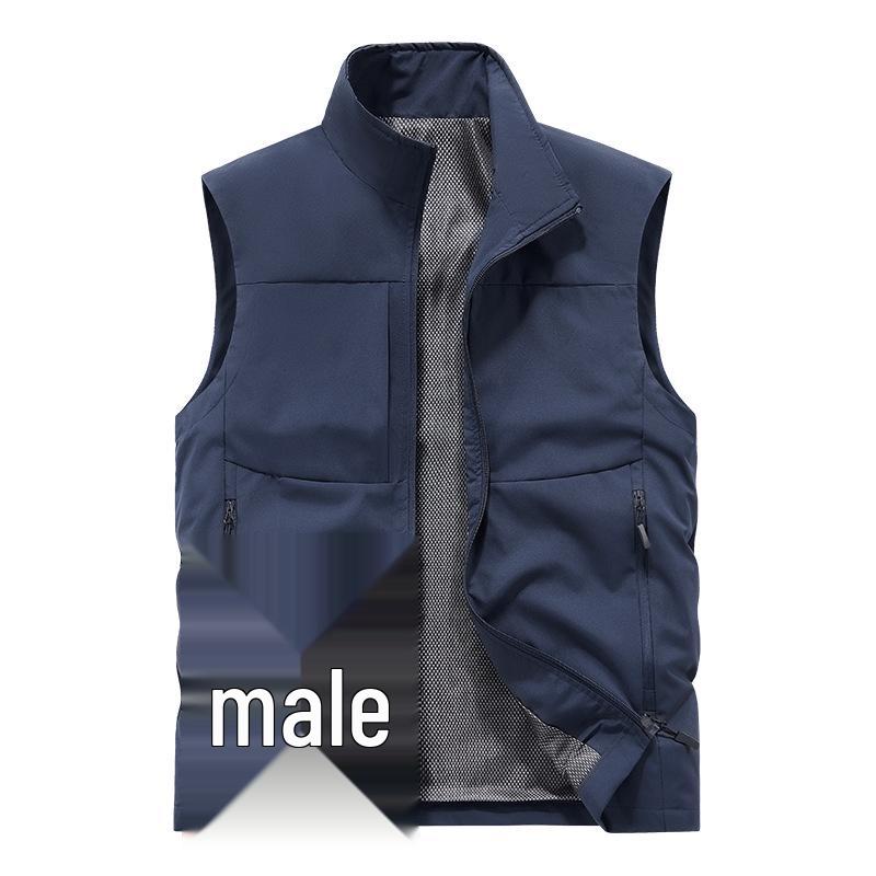 Custom Emergency Rescue Reflective Vest with Logo for Red Cross, Volunteer, and Communication Liaison