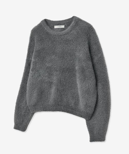 VTWO Hairy Oversized Knit_Black