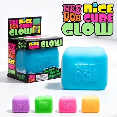 New Needoh Nice Cube Maltose Material Squishy Stress Relief Slow Rebound Toy Squishy Ball Kneadable Fidget Toy Party Gift
