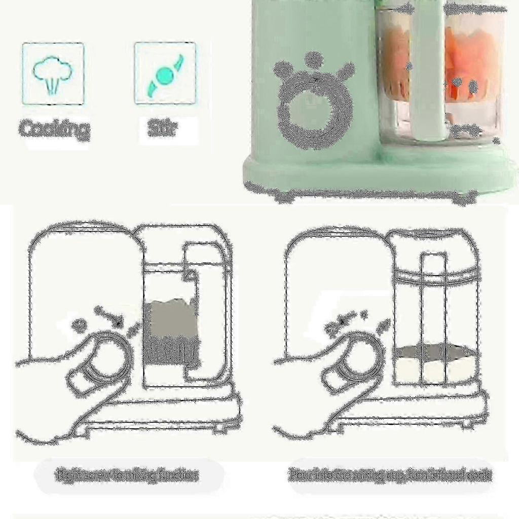All-in-One Baby Food Maker with Steamer, Blender & Warmer