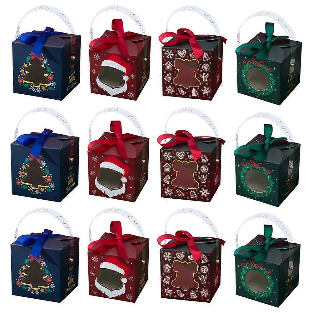 Christmas Gift Boxes Paper Boxes for Storage Use 20Pcs Colorful Assorted