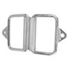 2PCS Gym Exercise Pull Handle Stainless Steel Electroplated D Row Handle Cable Attachment for Fitness Workout Cable Machine Accessories