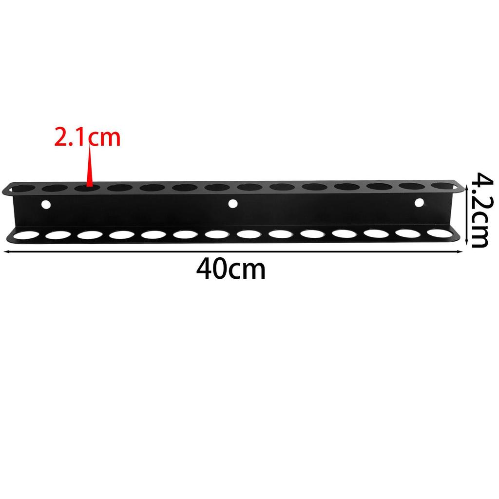 Multi-hole Screwdriver Wrench Holder Hardware Tool Wrench Pliers Holder Wall Mounted Hand Tool Rack Garage Tool Display Storage