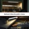 Under Counter Lights Motion Sensor Warm Lamp 2200mAh USB Rechargeable Closet Lights Adhesive 3 Levels Dimmable Under Counter