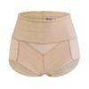 Flarixa Women Sexy Lace Panties High Waist Tummy Control Briefs Floral Perspective Uderwear Female Hollow Transparent Underpant