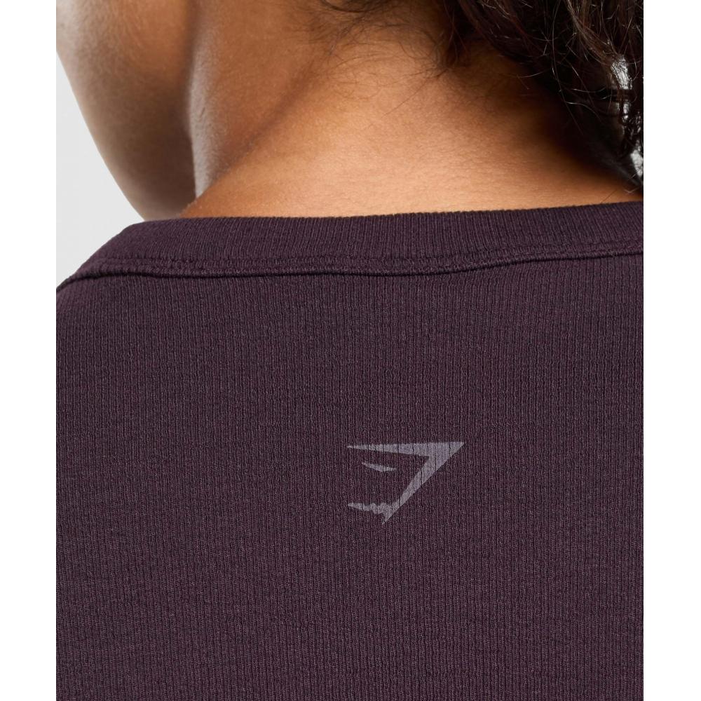 Gymshark Lifting Oversized Pump Cover Plum Brown B3c1q Nbzn