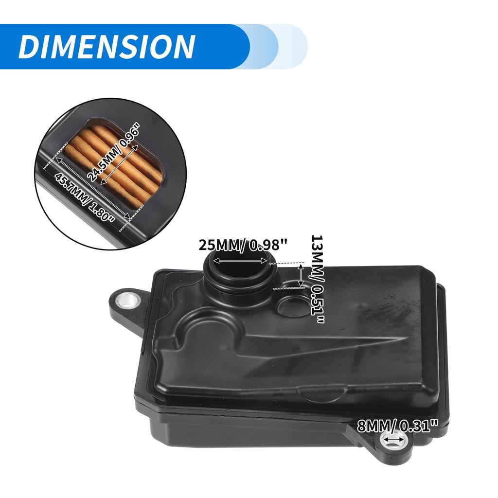 ACROPIX 35330-28020/35168-28020 Automatic Transmission Filter Pan for Toyota Noah 2.0L 2010-2017 - Set of 1