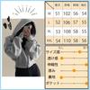 Andrei Short Brushed Cold [andrei] Hoodie, Zip-up, Length, Cropped, Lining, Hooded, Pockets, Warm, Protection, Women's (Blue, XL)