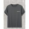 COZYEASE Men's Letter Graphic Tee Short Sleeve Summer T-Shirts Streetwear