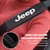 JOT2 Leather Car Seat Belt Shoulder Protect Pad Accessories For Jeep Compass Renegade Cherokee Wrangler JK Patriot Liberty