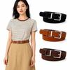 Alloy Buckle Suede Belt Vintage Style Decorative Belt Vintage Waist Belt  Jeans Pants Skirts