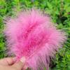 50Pcsdiy Color Feather Full Fleece Turkey Feather Clothing Antique Headdress Pet Toy Handicraft Decoration