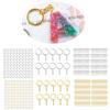 Screw Pins Eye Metal Bulk Split Key Ring Set For Diy Resin Keyring Art Craft