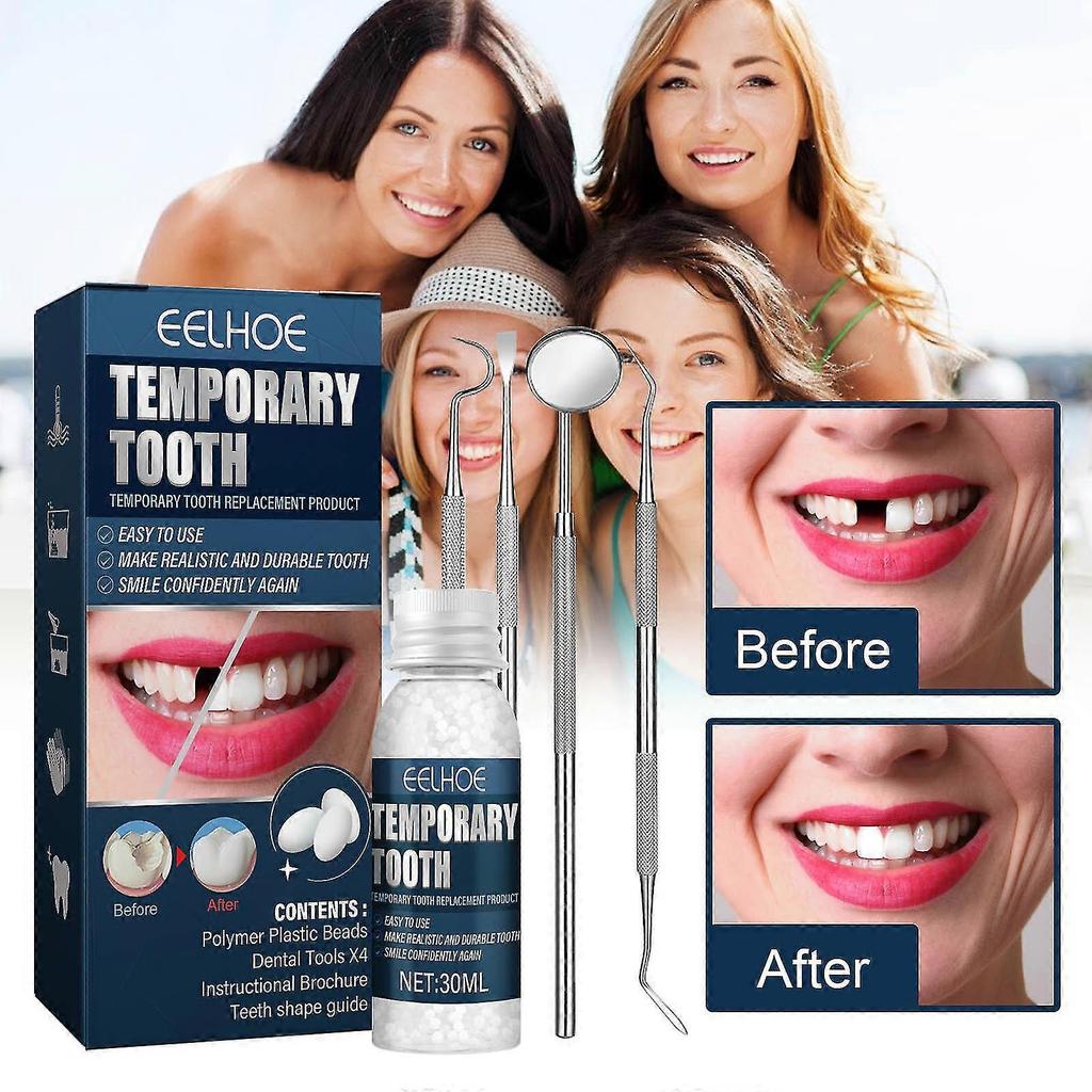 Moldable Tooth Filling False Teeth Temporary Repair Kit Solid Glue Denture