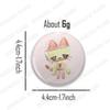 Spille Rotonde Cartoon Y2k Toro Inoue per Accessori Gioielli Decorazioni Borse Gatto Ha4to Kawaii Spille a Bottone Regali per Fan Amici