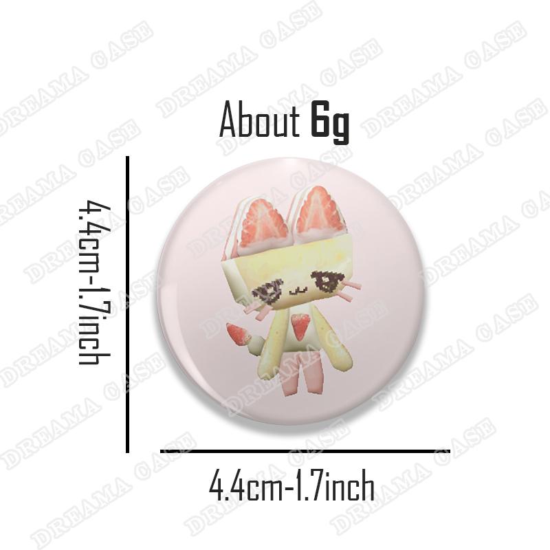 Spille Rotonde Cartoon Y2k Toro Inoue per Accessori Gioielli Decorazioni Borse Gatto Ha4to Kawaii Spille a Bottone Regali per Fan Amici