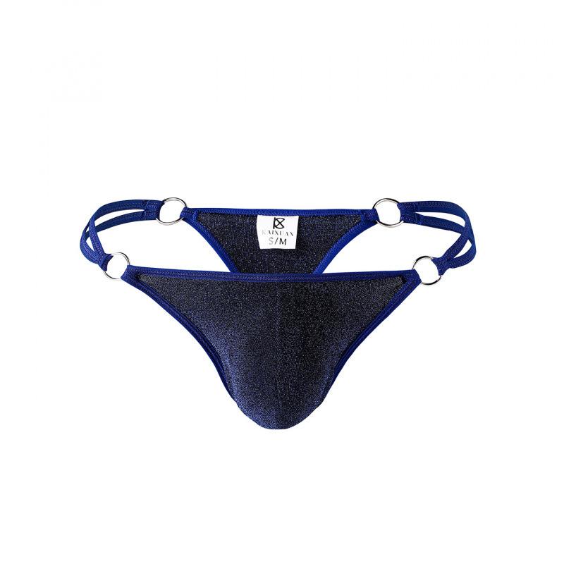 Men's Summer Stereo Bag U-shaped Design Ice Silk Breathable Thong Underwear