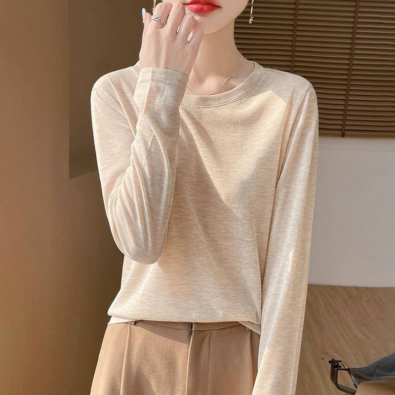 

Женский летний легкий свитер - 50% смесь шелка и полиэстера, дышащий повседневный свитер L бежевый