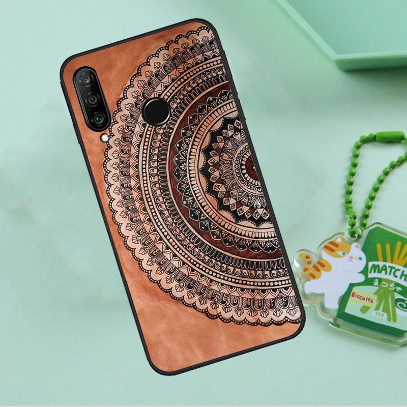 Indian Pattern Mandala For Huawei Nova 8i 11i 12i 12s 9 10 SE Y90 Y60 Y70 Y72 Y61 Y91 P20 P30 P40 Lite P60 Pro Case