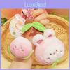Peach Keychain Whimsical Plush Pendant Adorable Gift For Girls And Friends