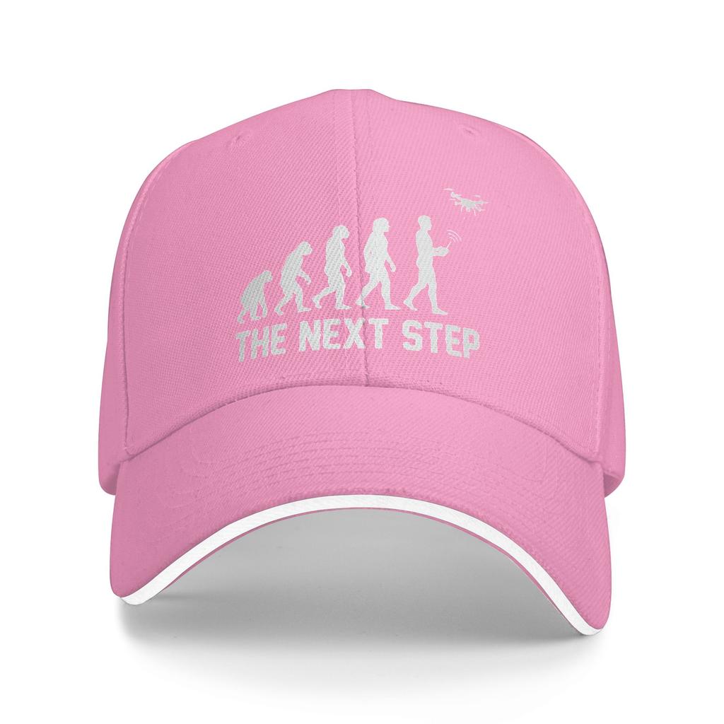 Drone Evolution The Next Step Pilot Sun Baseball Cap UnisexTeens Design Trucker Hat Sunscreen Fashion Outdoor Gym Baseball Caps
