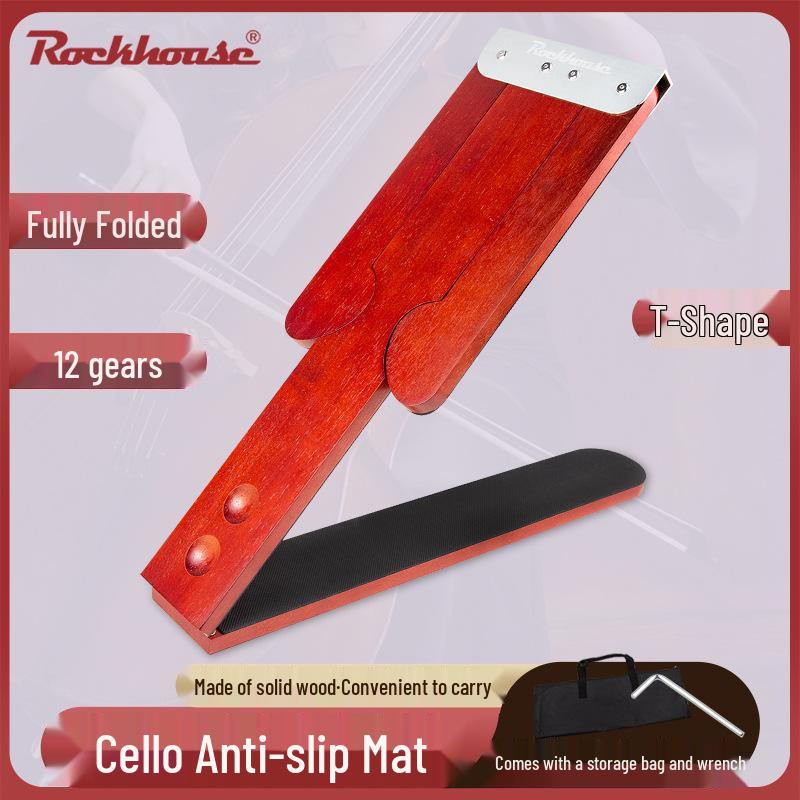 T-shaped Solid Wood Cello Non-slip Pad Oak другой