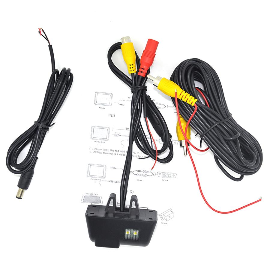 CCD Car Parking Rear View License Plate Backup Camera For Ford Transit Connect