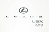 [Grazio&Co.] AWD logo BK onyx for Lexus LBX AWD cars