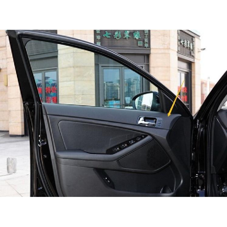 For Kia K5 Optima 2011-2013 Carbon Fiber Inner Door Handle Lock Frame Trim 4PCS