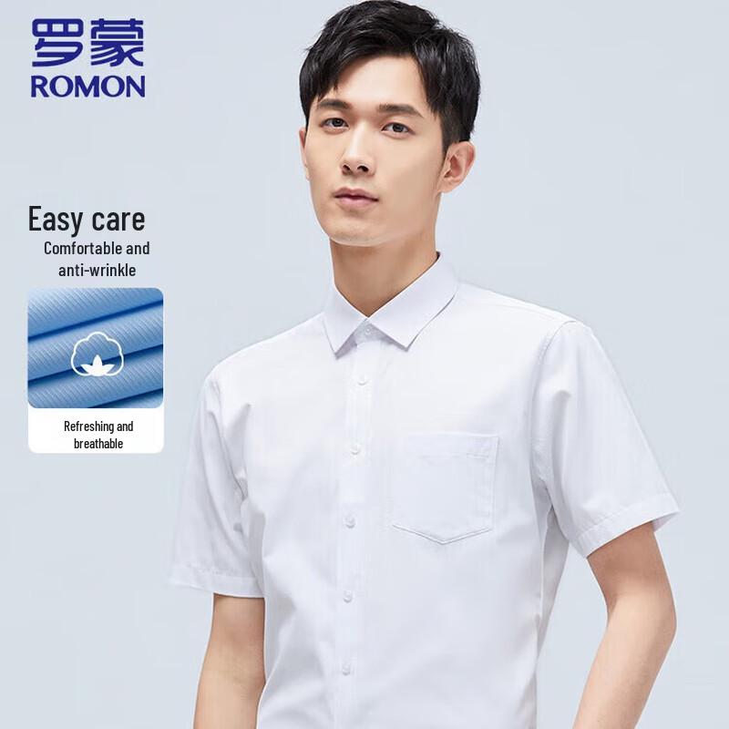 

ROMON Men s Casual Short Sleeve Shirt