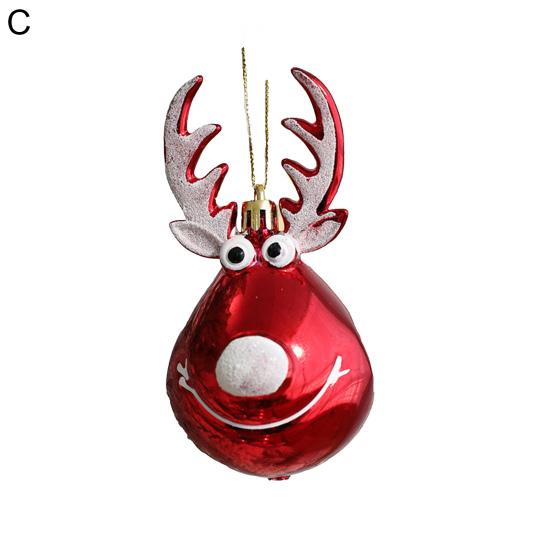 Julgranskulahänge Användbar Dekorera Utsökt Julgranskulahänge Tecknat Djur Julfest Dekoration Kulhänge