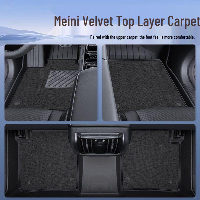 Fengshen L7 TPE Full Coverage Floor Mats: Driver's Foot Pad, Carpet, and Trunk Mat