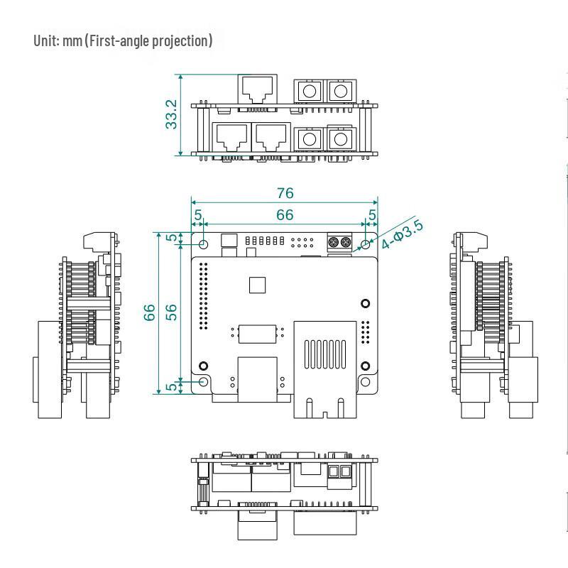 Maiwei Intrinsically Safe 5-Port Gigabit Industrial Ethernet Switch