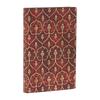 Paperblanks Red Notebook, Softcover, Velvet, Mini, A6, Ruled, FB9633-7