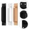 Door Handle Aluminum Alloy Door Handle Window Cabinet Balcony Sliding Door Pulls Punch-free Pulls Closet Furniture Hardware