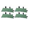 Flood Sand Bag Thickened Reusable Zipper Closure Flood Barrier Sandbag for Door Window Flood Control 4pcs Green