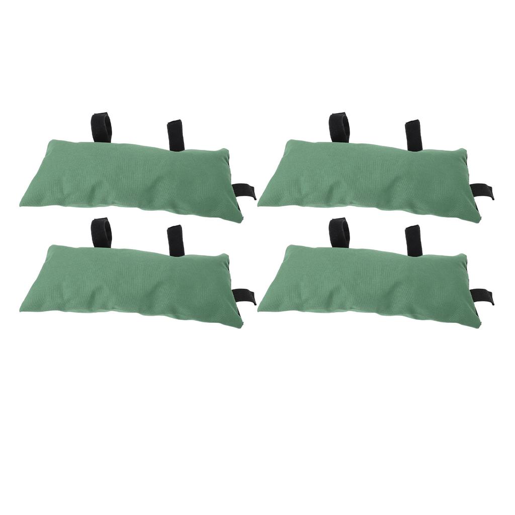 Flood Sand Bag Thickened Reusable Zipper Closure Flood Barrier Sandbag for Door Window Flood Control 4pcs Green