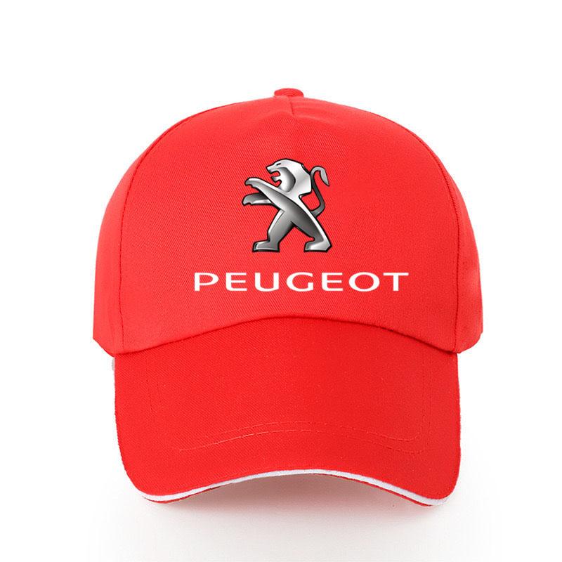 Fashion Baseball Caps Spring Summer Sport Cap Solid Hip Hop Hat for Peugeot Logo 108 406 407 408 206 207 208 306 307 Accessories