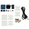 Acrylic Shell DIY Electronic Kit Educational Projects 41 * 43 * 39mm Transparent Acrylic Clock Shell USB Powered