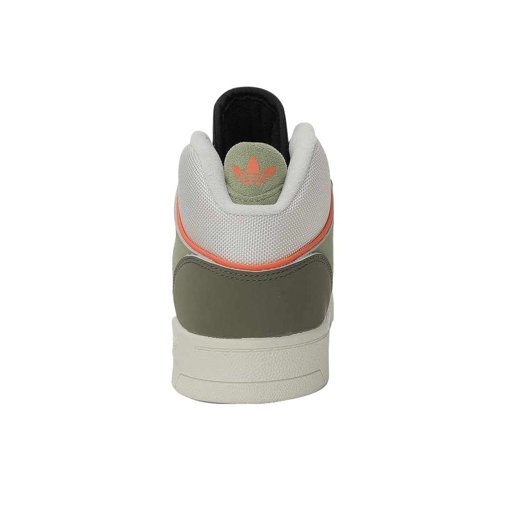 Adidas Originals Drop Step XL 2.0 Comfortable Non-Slip Lightweight High-Top Skate Shoes Unisex Skate Shoes White Green JQ8241